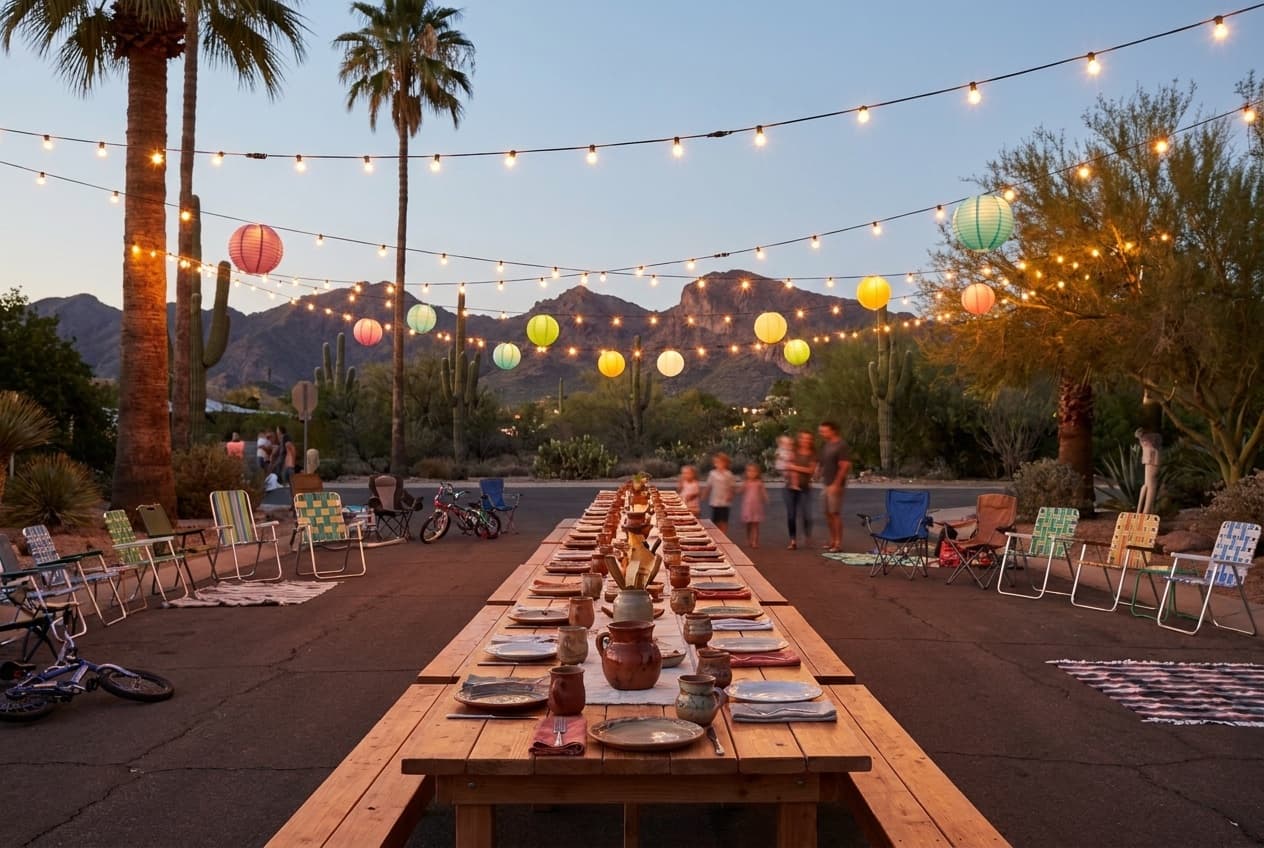 Ahwatukee residents at a community gathering