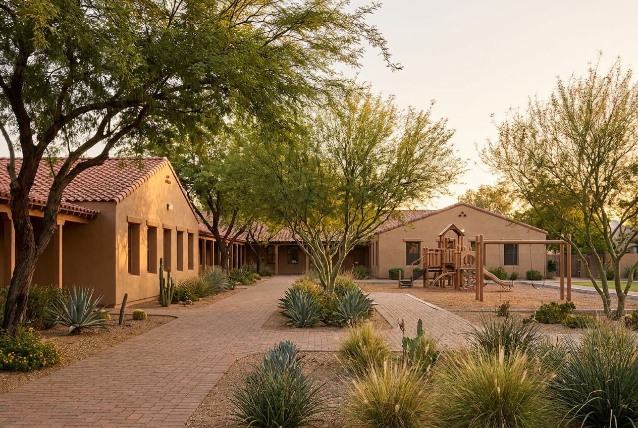 An Ahwatukee school campus